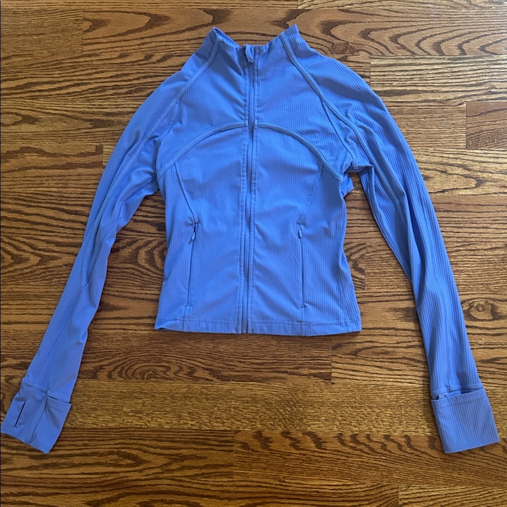 Blue Zip-Up Athletic Jacket size small $15 so cute